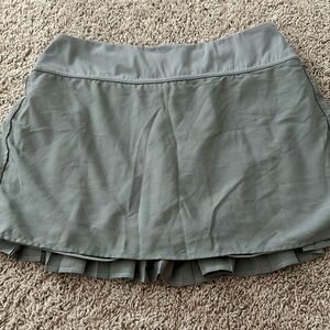 Gray athletic skort